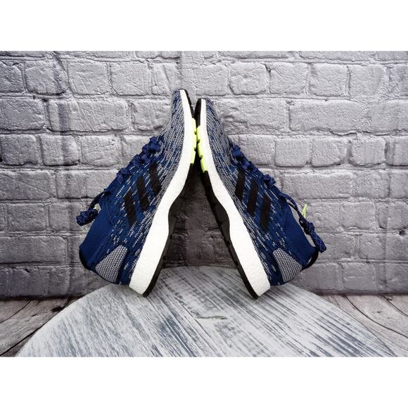 Adidas Pure Boost  Blue/yellow/black Men 12 Used No Box Very Clean Barely Worn - Picture 7 of 9